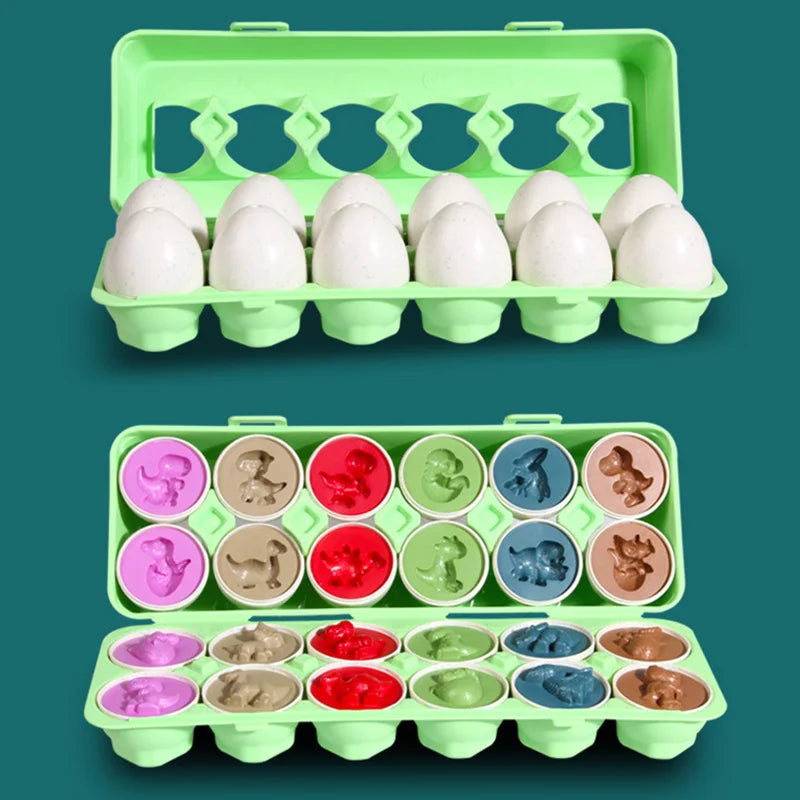 Egg Screw Puzzle Toy – 3D Shape Matching Learning Game