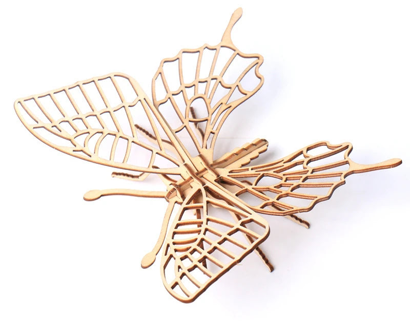 3D Insect Puzzle Wooden Educational Assembly Model for Kids