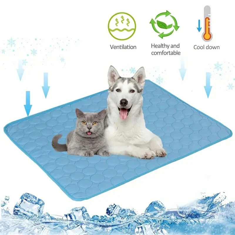 Dog Cooling Mat – Summer Cooling Pad for Dogs & Cats