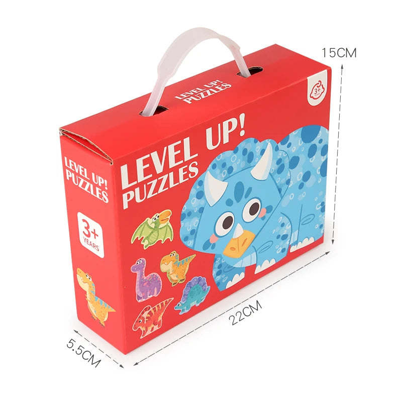 Educational Animal Puzzle Kids Jigsaw Shape Matching Toy