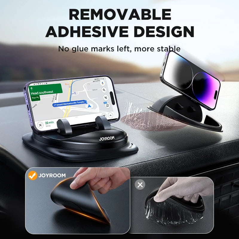 Car Phone Holder – Universal Dashboard Silicone Mount