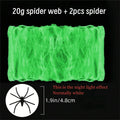 Glow-in-the-Dark Halloween Spider Web Decoration