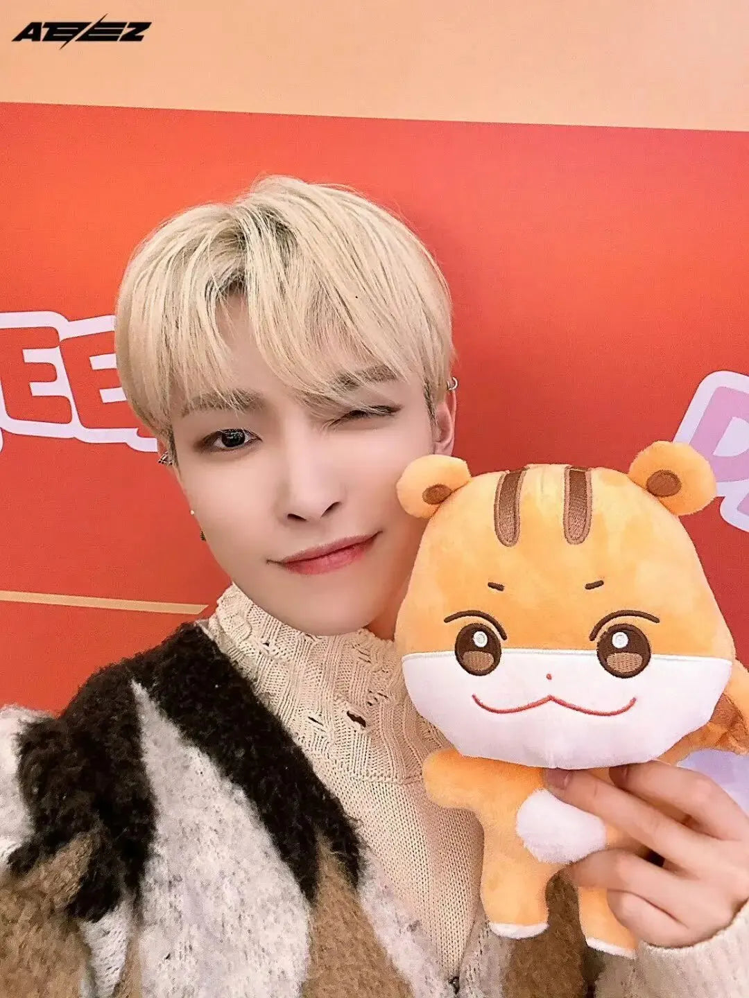 K-Pop Character Plush Toy, Cute Short Plush Stuffed Animal