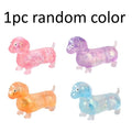 Glitter Sausage Dog Squishy – Slow-Rising Puppy Stress Toy