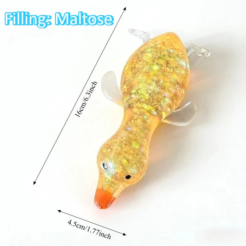 Duck Squishy Fidget Toy Cute Animal Squeeze Stress Toy