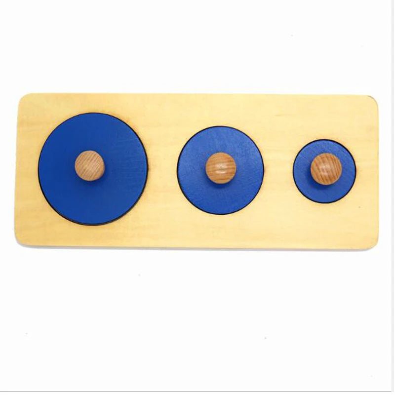 Montessori Sorting Puzzle Wooden Geometric Shape Learning Toy