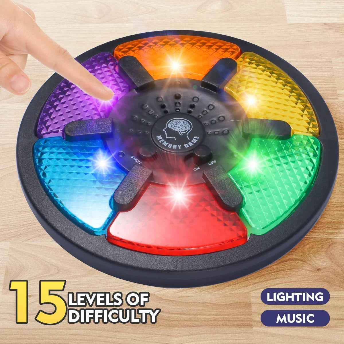 Electronic Memory Game for Kids with Lights and Sounds