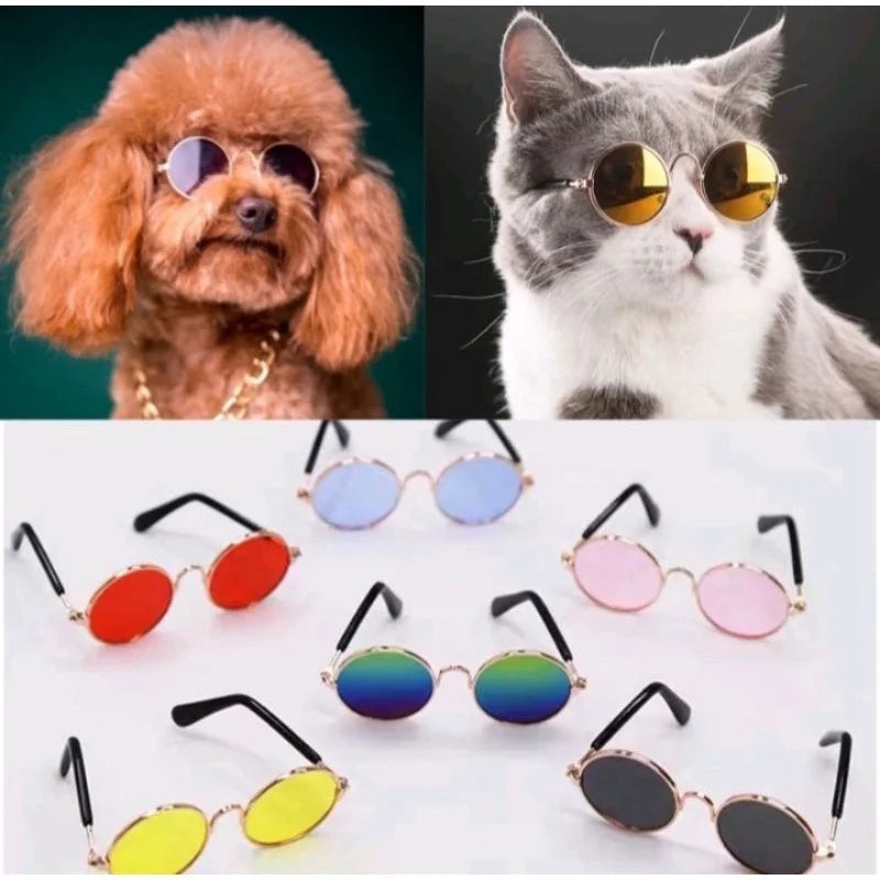 Non-Slip Cat Glasses Pet Accessories Small Dog Sunglasses Puppy Kitty Cosplay Costume Photo Props Cute Animal Eyewear