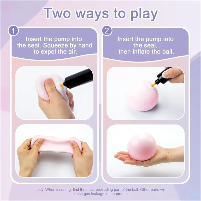 Grape Stress Ball – Vacuum Squishy Noisy Fidget Toy