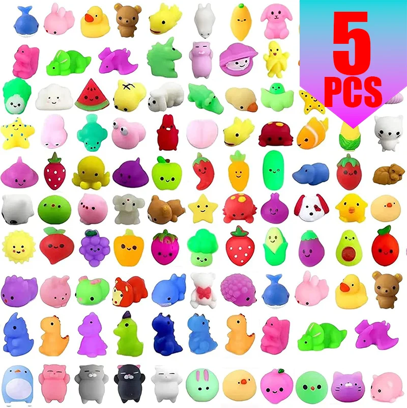 Mini Mochi Squishy Toy Kawaii Animal Fidget Party Favor