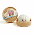 Glitter Dumpling Squishy Toy with Storage Box for Stress Relief