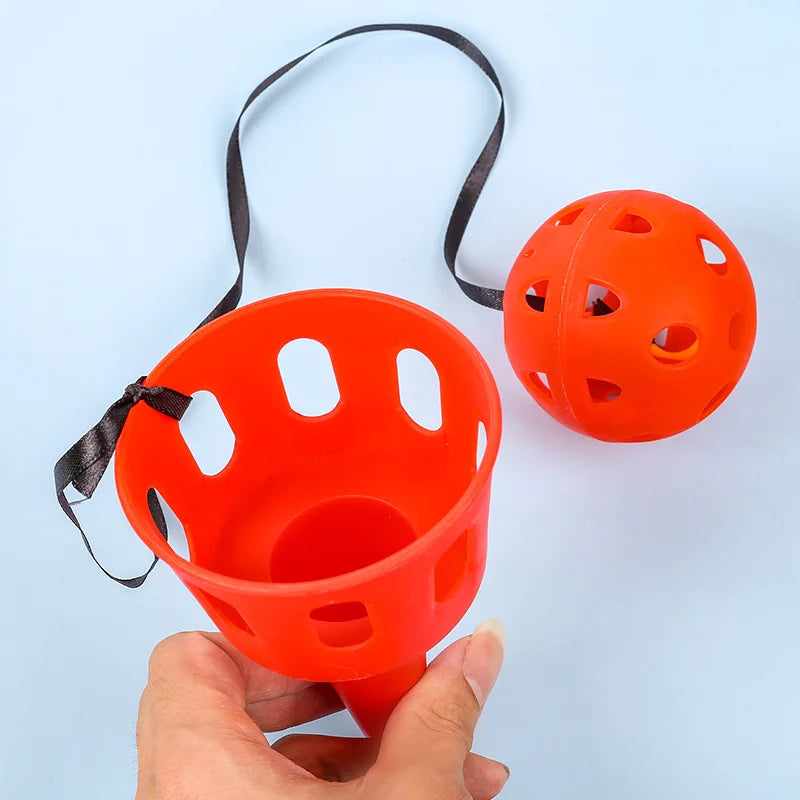 Throw and Catch Ball Game Set Outdoor Catching Toy