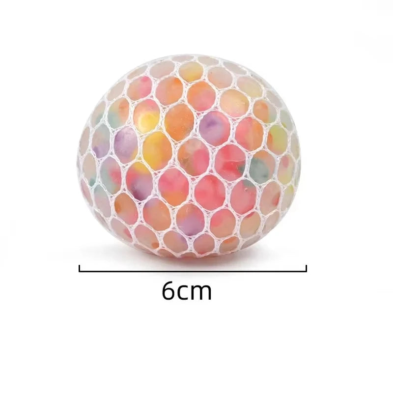 Rainbow Stress Ball 3D Sensory Squishy Fidget Toy