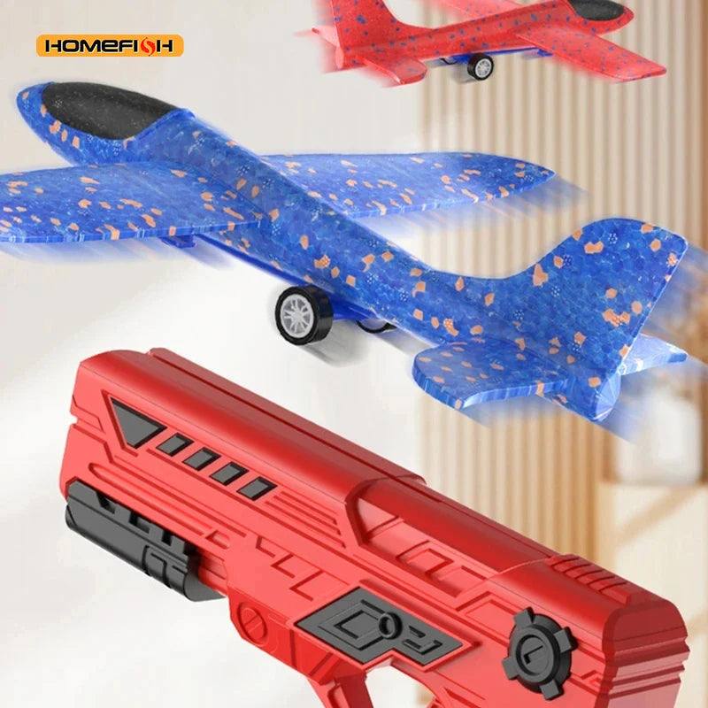 Foam Glider Airplane Toy Hand Launch Outdoor Flying Plane