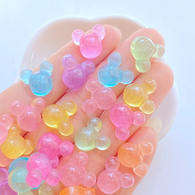Resin Cabochons – Mini Flat Back Craft Decorations, 30 Pcs
