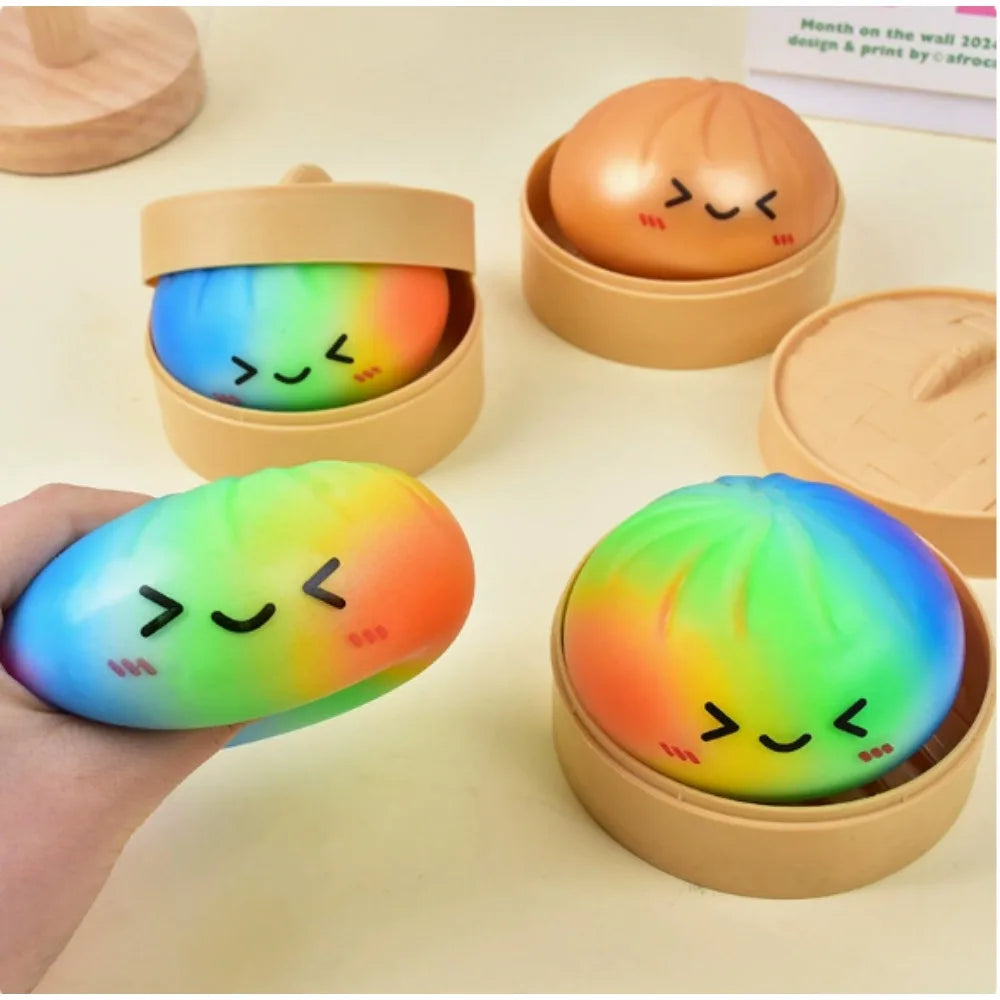 Dumpling Squishy Toy – Slow-Rising Stress Relief Fidget