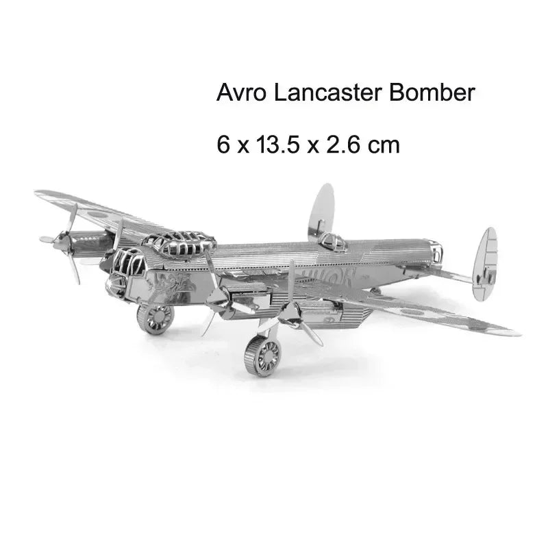 3D Metal Puzzle DIY Aircraft Model Assembly Kit