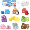 Montessori Farm Train Toy – Counting, Matching & Sorting Set