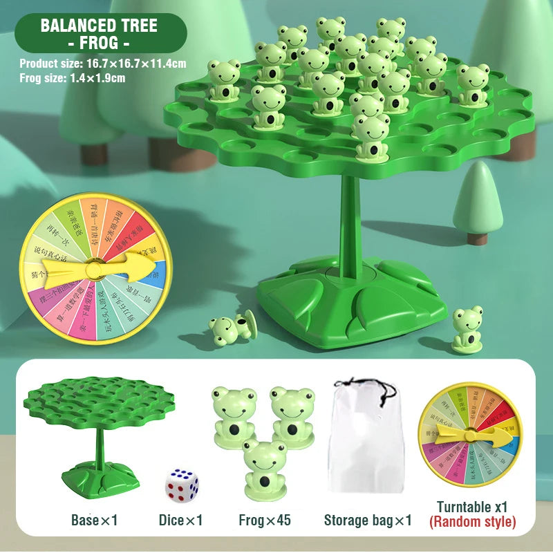 Frog Balance Game – Kids Math & Balancing Board Toy