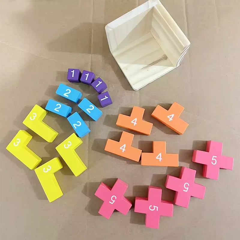 3D Cube Wooden Puzzle – Interlocking Luban Brain Teaser