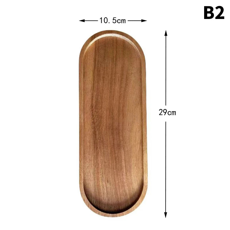 Wooden Food Tray – Japanese Style Serving Plate