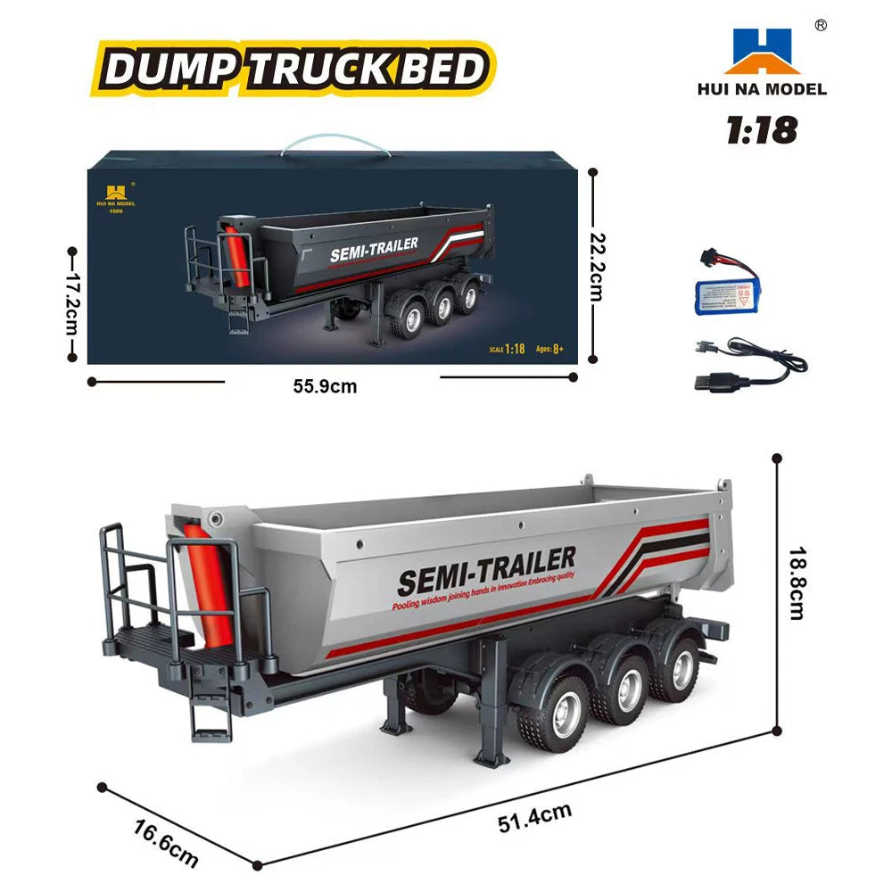 1/18 RC Tractor Truck – Remote Control Engineering Trailer