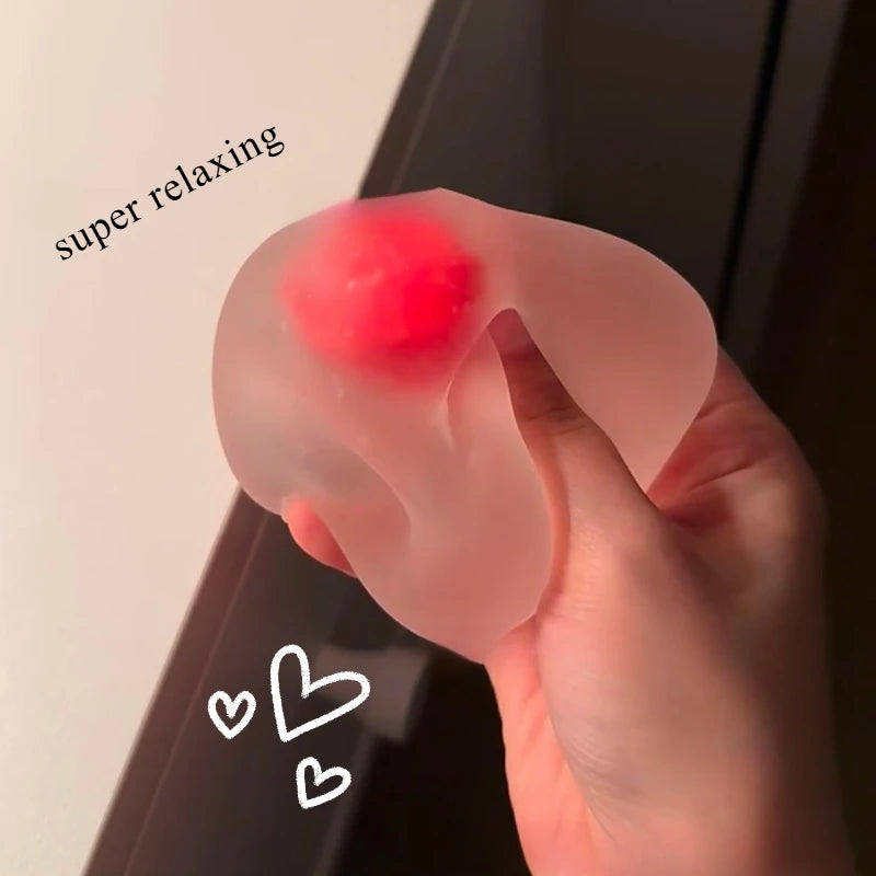 Strawberry Mochi Squishy Toy – Slow-Rebound Stress Relief