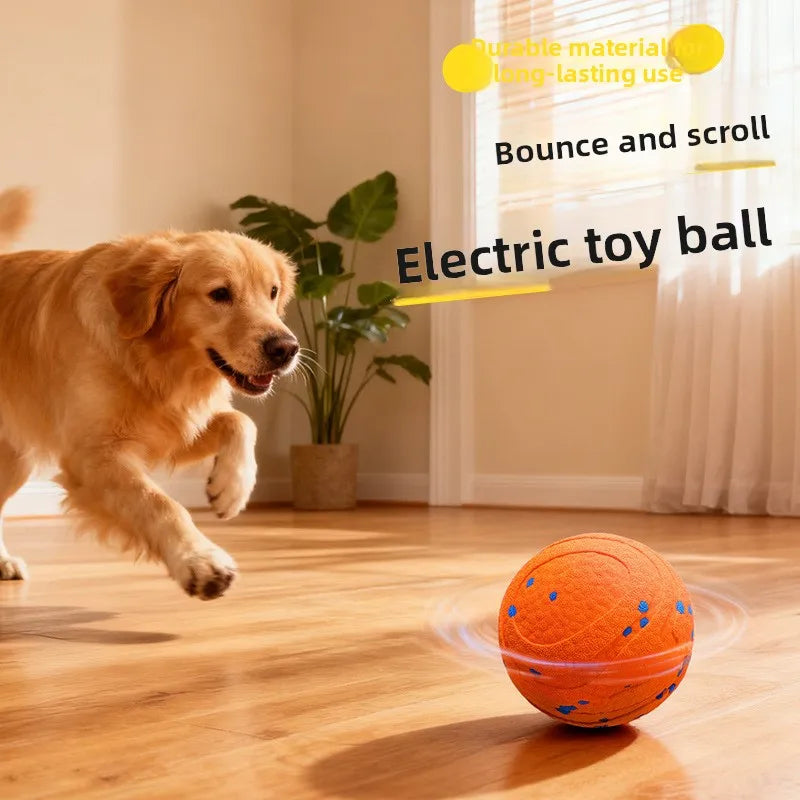 Rechargeable Interactive Pet Ball Toy for Dogs and Cats