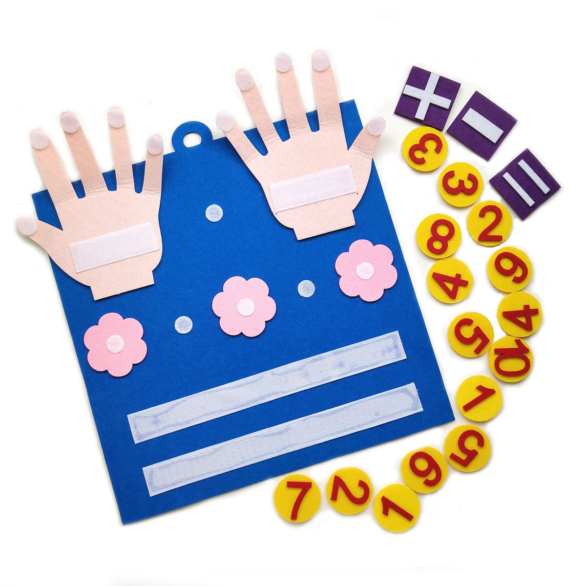 Felt Counting Numbers Toy – Montessori Math Learning Game