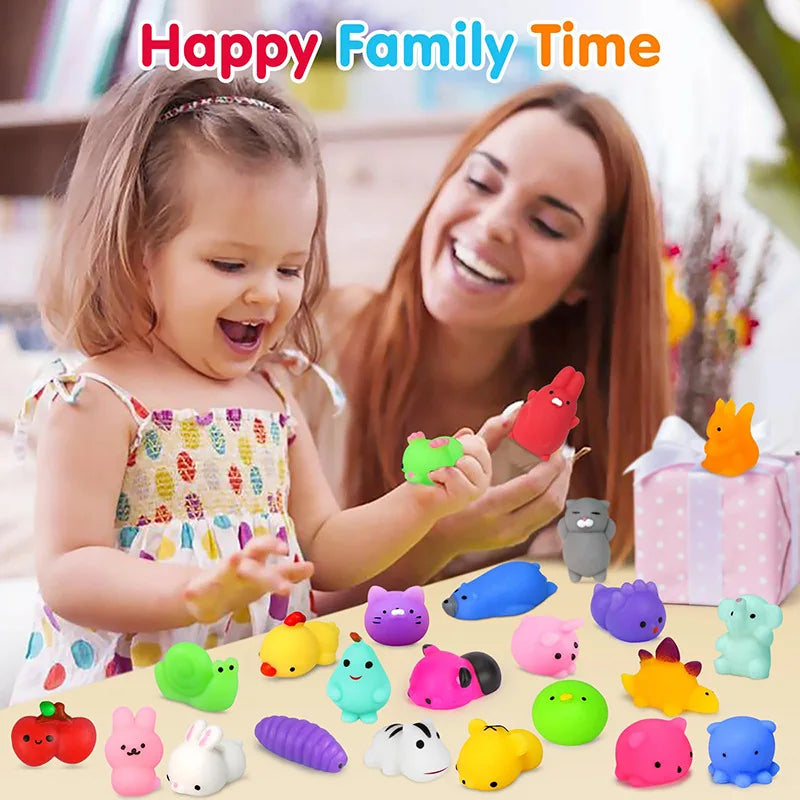 Mini Mochi Squishy Toys | Kawaii Fidget Party Favors