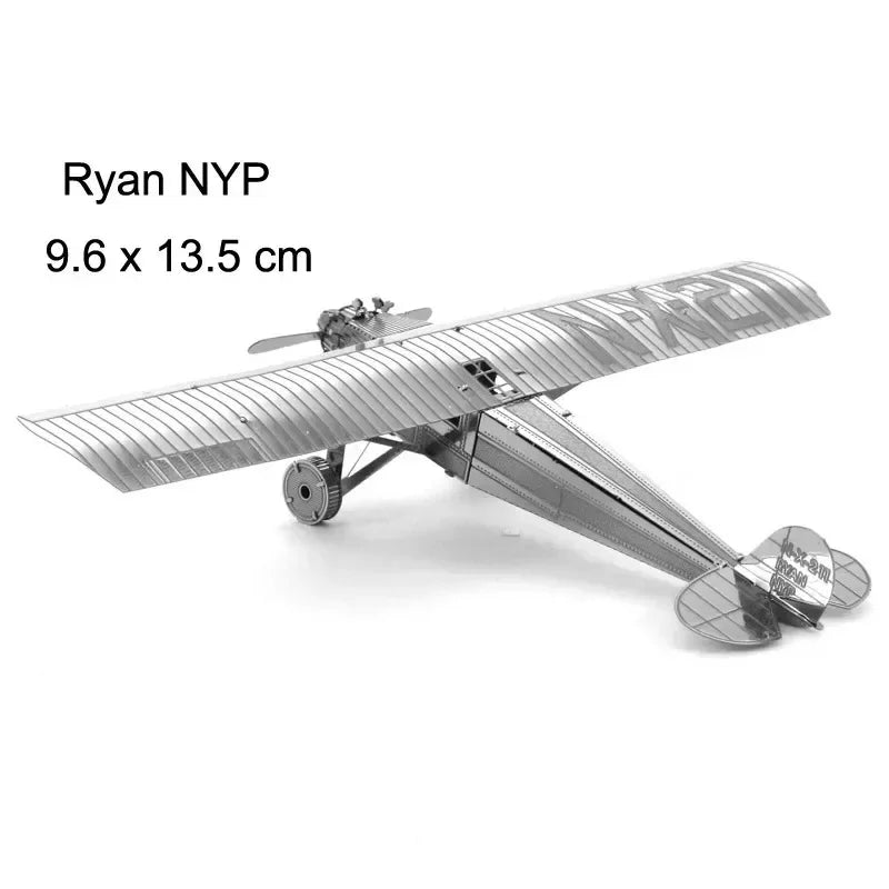 3D Metal Puzzle DIY Aircraft Model Assembly Kit