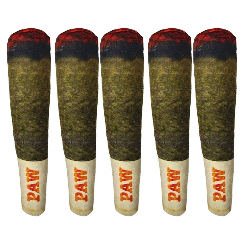 Cigar-Shaped Plush Dog Toy – Funny Squeaky Pet Toy