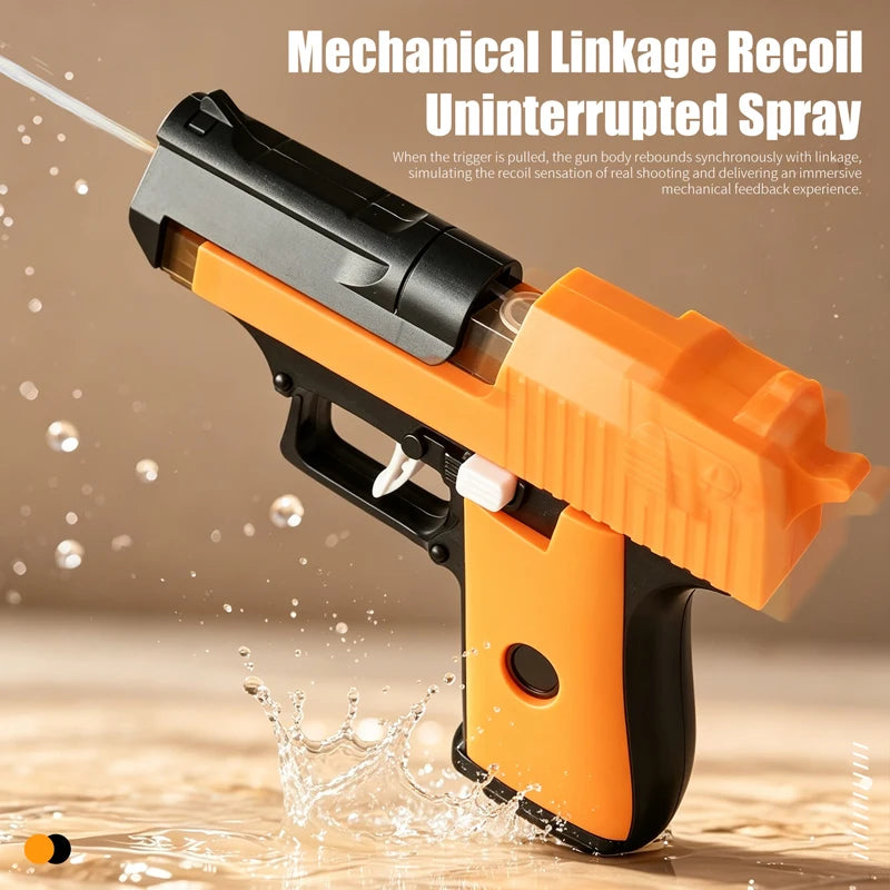 Mini Manual Water Gun – Continuous Firing Water Pistol