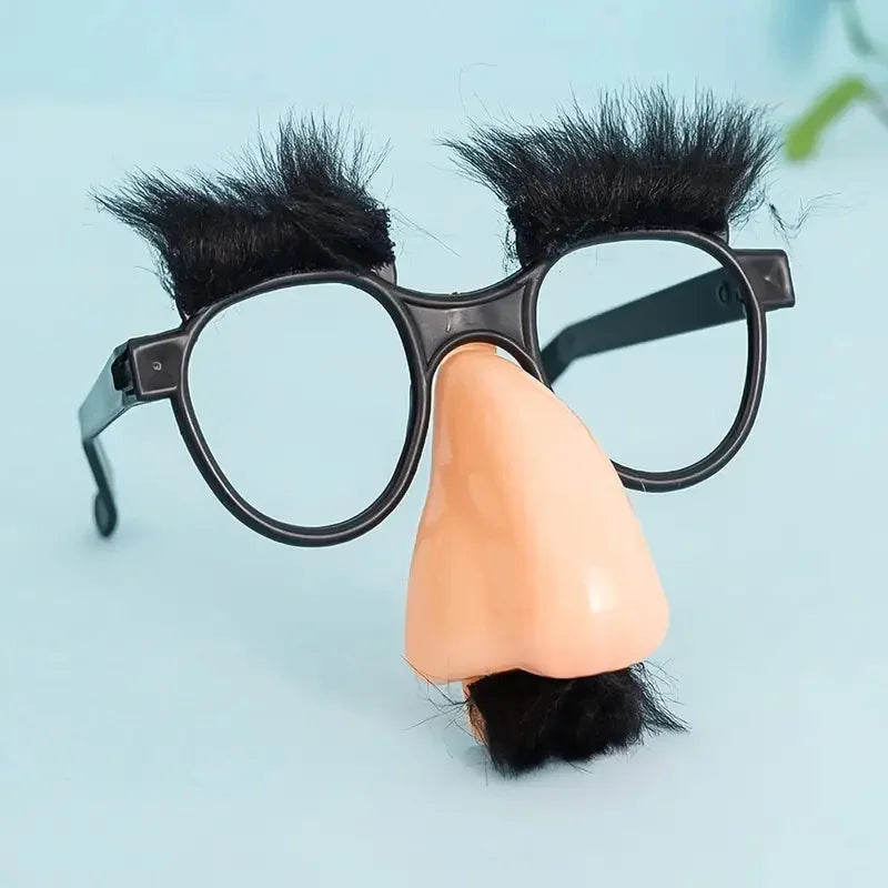 Halloween Costume Glasses with Nose Beard & Eyelashes