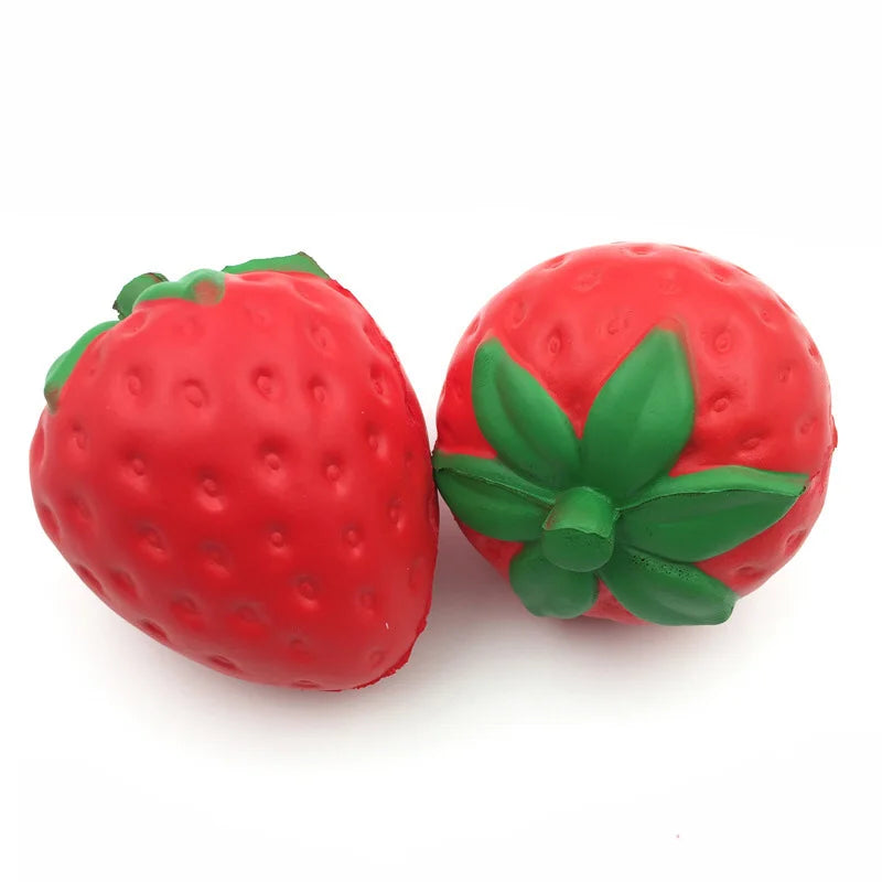 Giant Strawberry Squishy Toy Slow Rising Fruit Fidget
