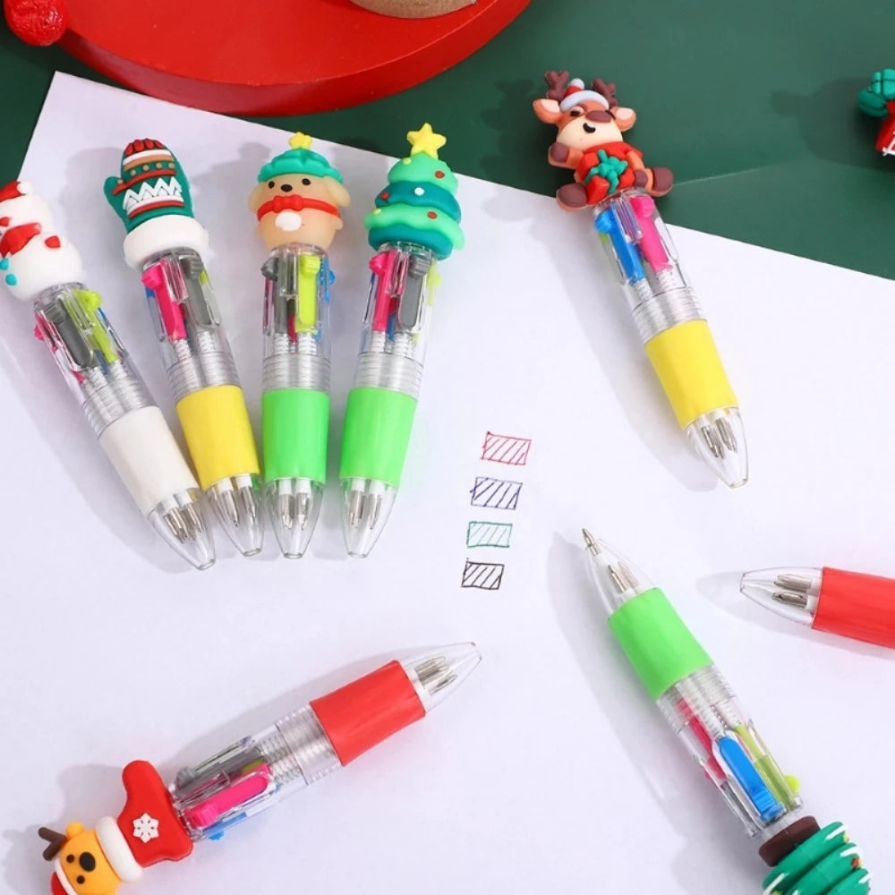 Christmas Multicolor Pens 5–30 Pack Holiday Party Favors