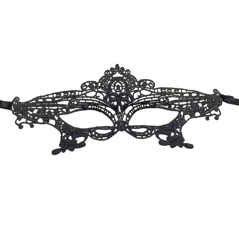 Black Lace Masquerade Mask – Venetian Eye Mask