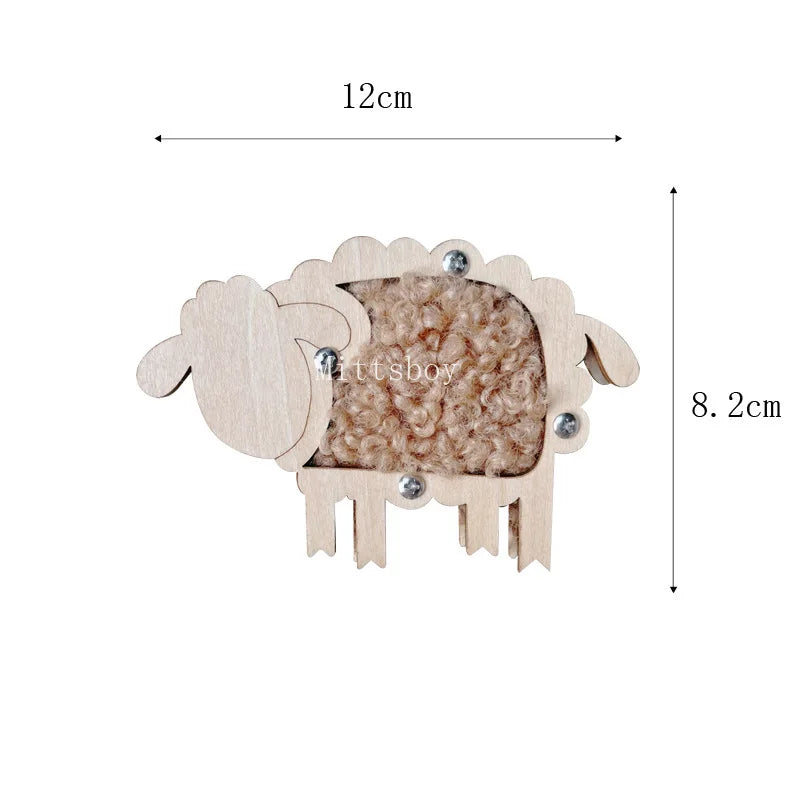 2024 DIY Montessori Busy Board  Accessories Wooden Graffiti Digit Early Ball Sequin Helicopter Educational Toy For Children Gift