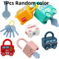 Car Lock Puzzle Toy – Educational Matching Game with Keys