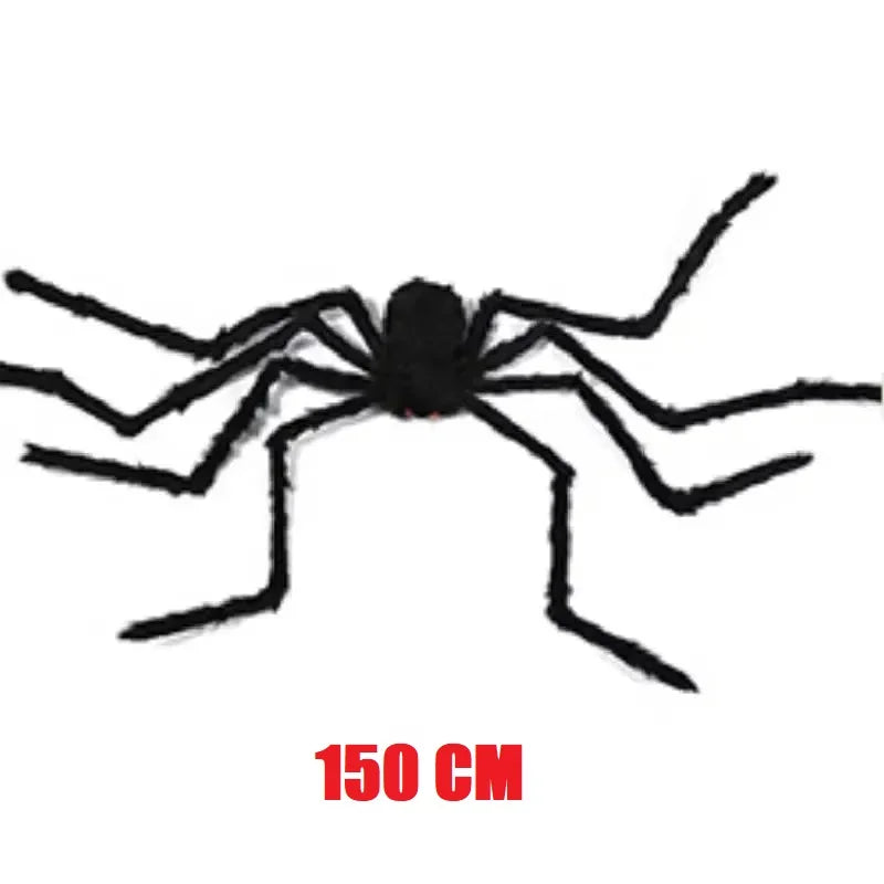 Giant Plush Halloween Spider Decoration in 7 Sizes