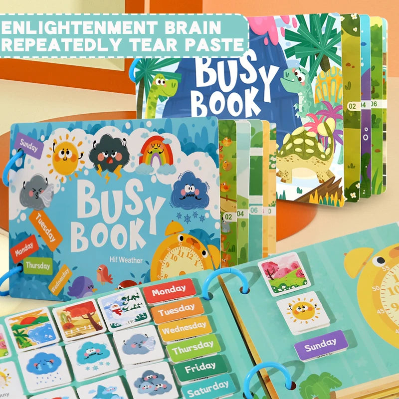 Reusable Activity Books for Kids – Preschool Matching Games