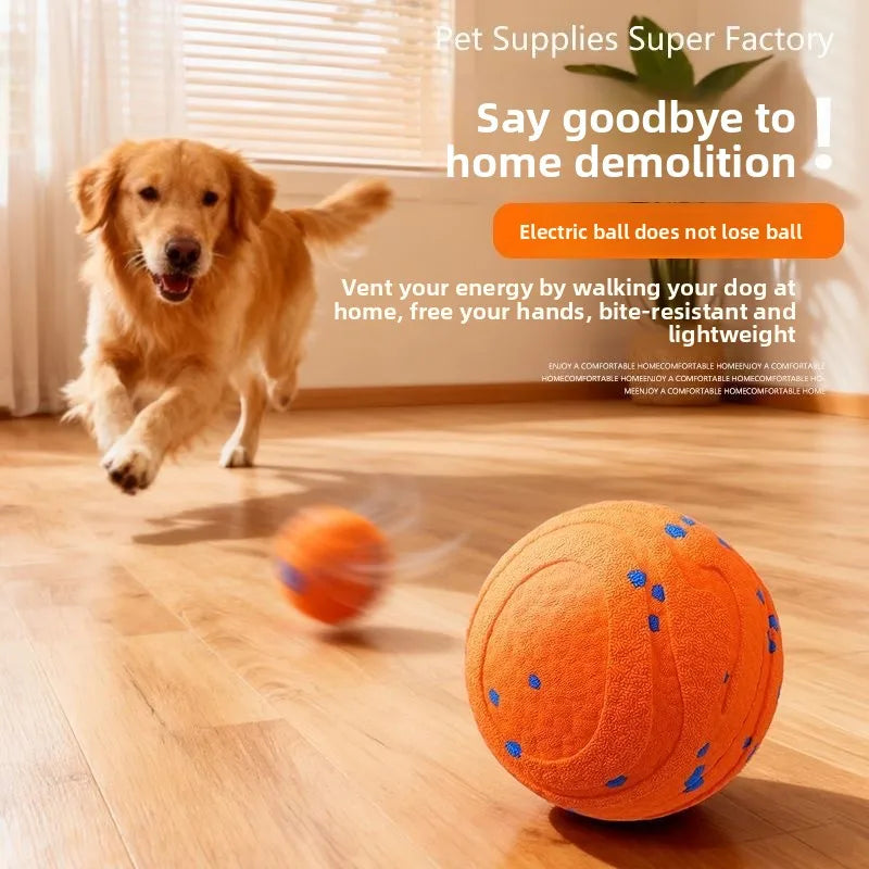 Rechargeable Interactive Pet Ball Toy for Dogs and Cats