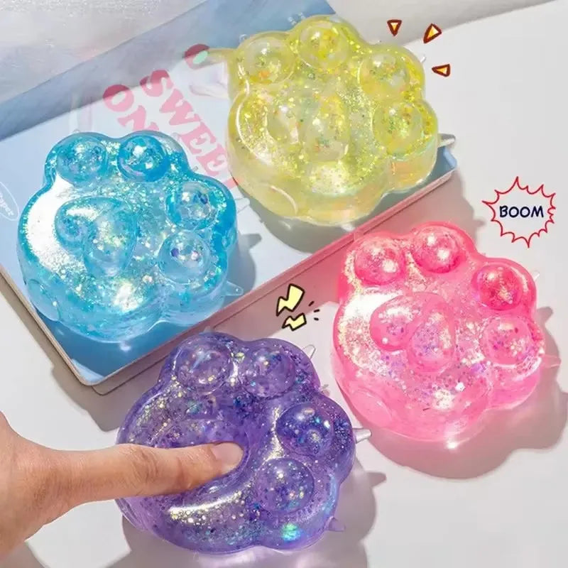 Cat Paw Squishy Toy – Soft Mochi Slow-Rebound Stress Relief