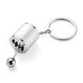 Mini turbocharger keychain, car style gearbox pendant, shift knob, metal shift paddles, EDC hand toy