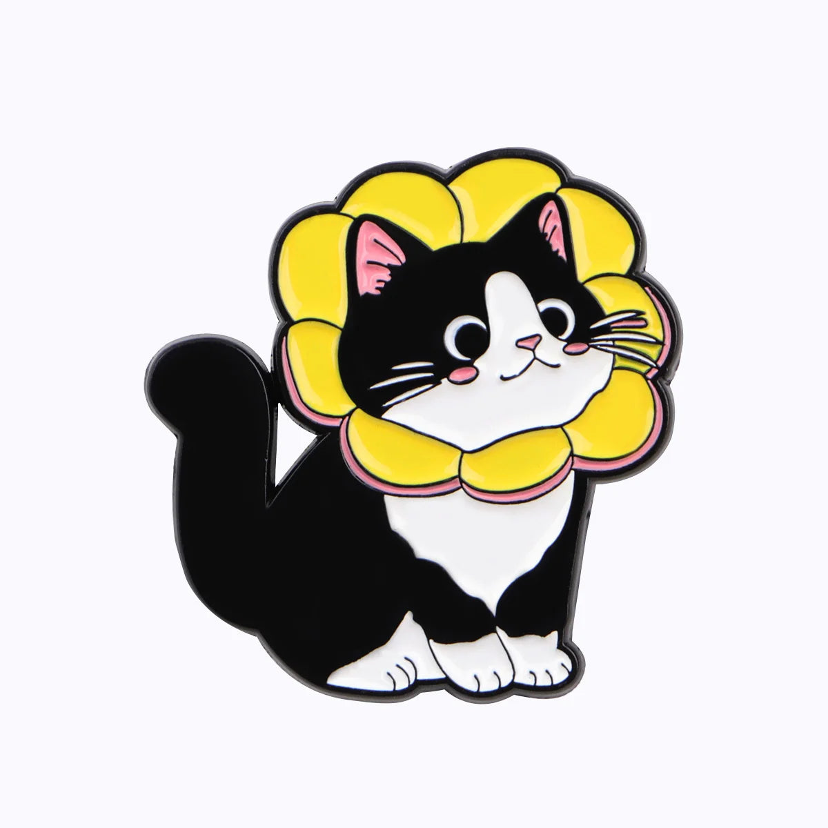 Cute Black Cat Enamel Pin Animal Brooch Pines Lapel Pins Badge on Backpack Clothing Accessories Witch Jewelry Halloween Gifts