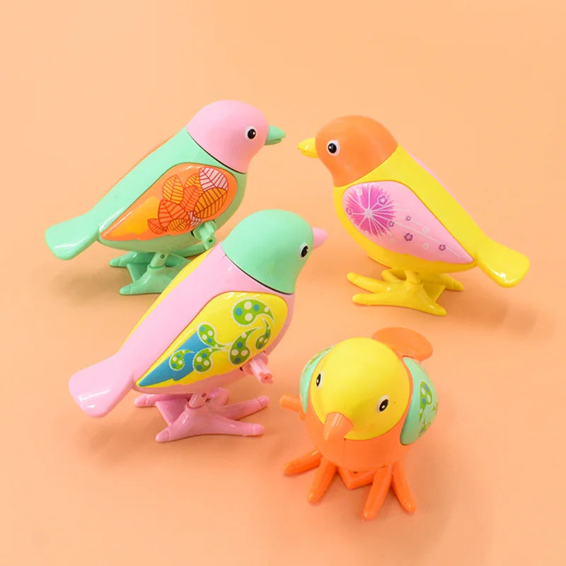 Wind-Up Bird Toy – Jumping Clockwork Animal