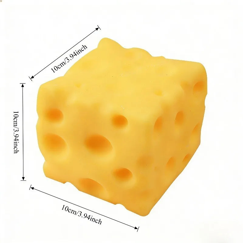 Giant Cheese Squishy Fidget Toy – Extra Large Slow-Rising