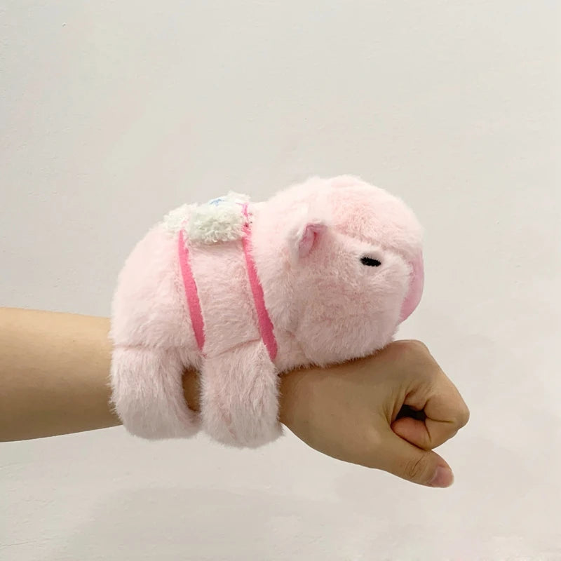 Animal Plush Wristband Toy, Capybara, Fox & Panda Soft Doll