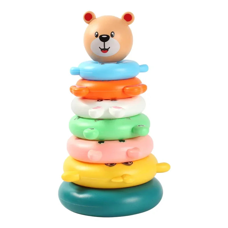 Baby Stacking Cups Toy – Montessori Pyramid Tower