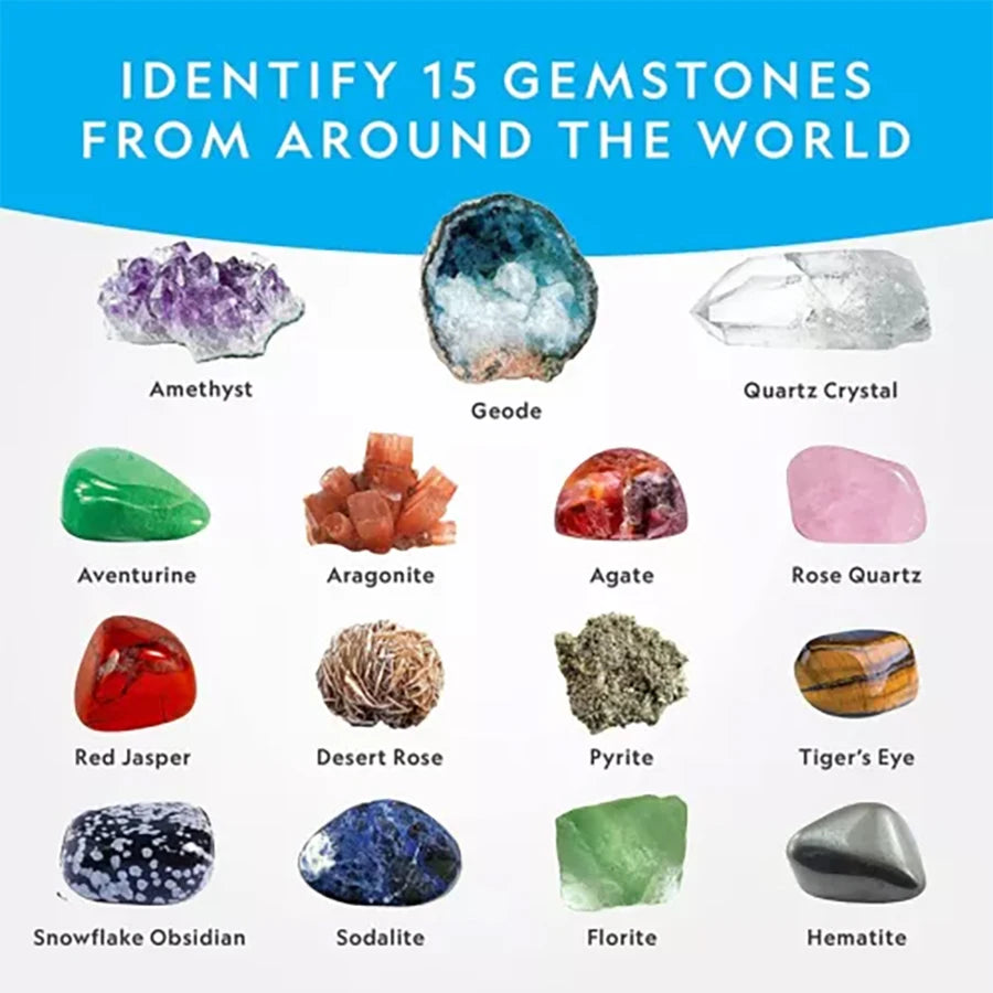 Gemstone Dig Kit – Crystal Mining STEM Discovery Set